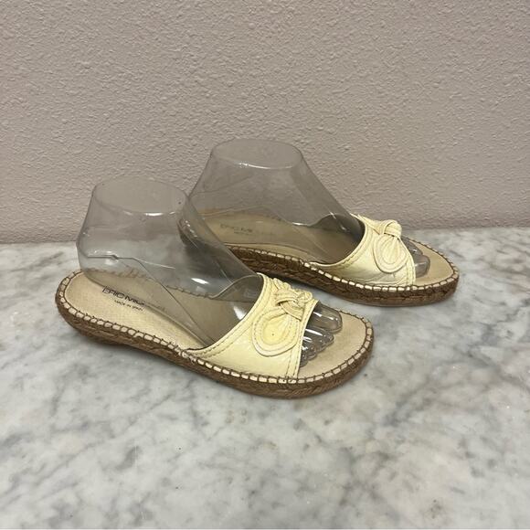 Eric Michael patent leather wedge slide - Picture 2 of 7